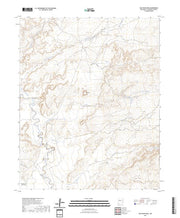US Topo 7.5-minute map for San Felipe Mesa NM