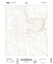 US Topo 7.5-minute map for San Juan Mesa West NM