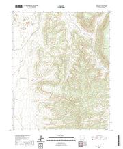 US Topo 7.5-minute map for Sand Canyon NM