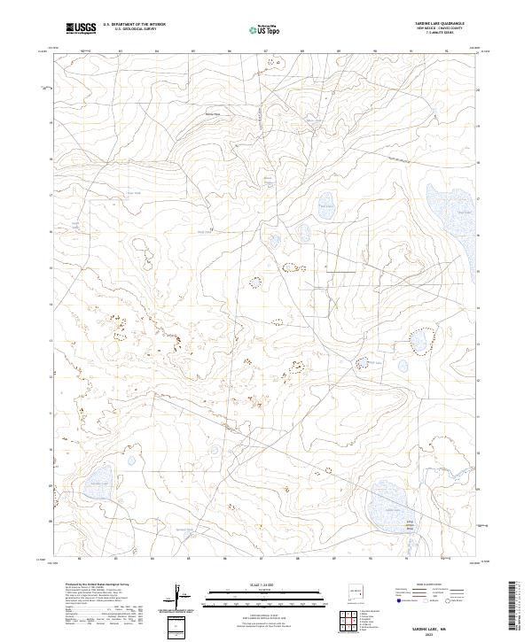 US Topo 7.5-minute map for Sardine Lake NM