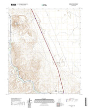 US Topo 7.5-minute map for Selden Canyon NM