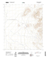 US Topo 7.5-minute map for Sentinel Butte NM