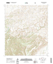 US Topo 7.5-minute map for Serpentine Bends NM