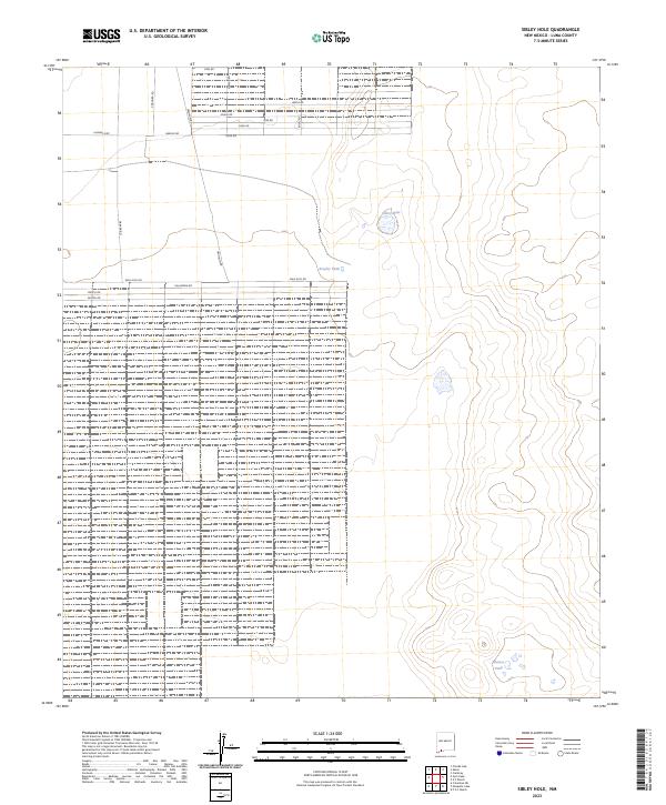 US Topo 7.5-minute map for Sibley Hole NM
