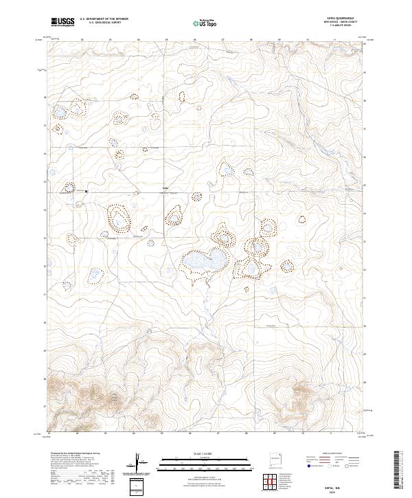 US Topo 7.5-minute map for Sofia NM