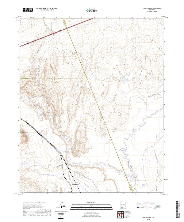 US Topo 7.5-minute map for South Garcia NM