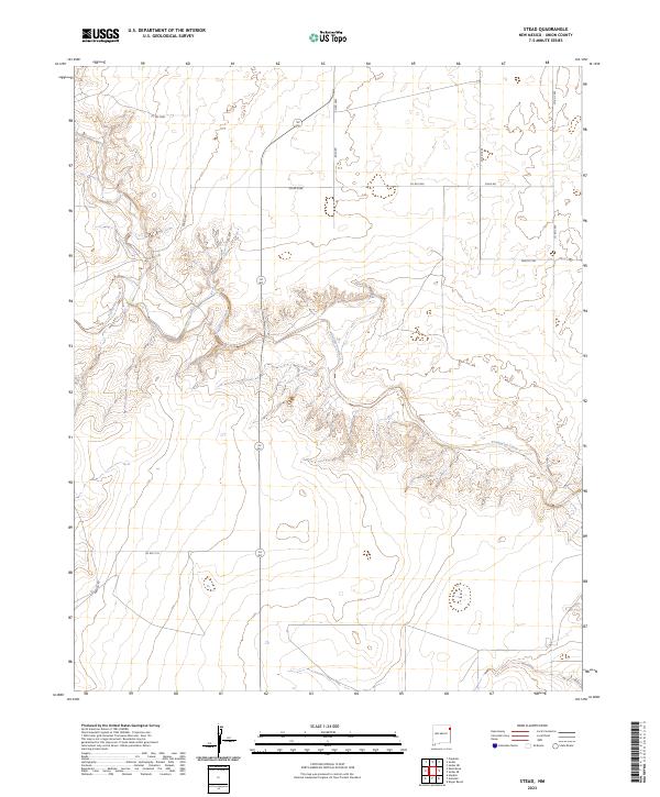 US Topo 7.5-minute map for Stead NM