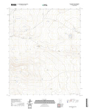 US Topo 7.5-minute map for The Old Dry Lake NM