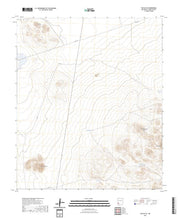 US Topo 7.5-minute map for The Saltys NM