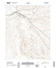US Topo 7.5-minute map for Vaughn NM