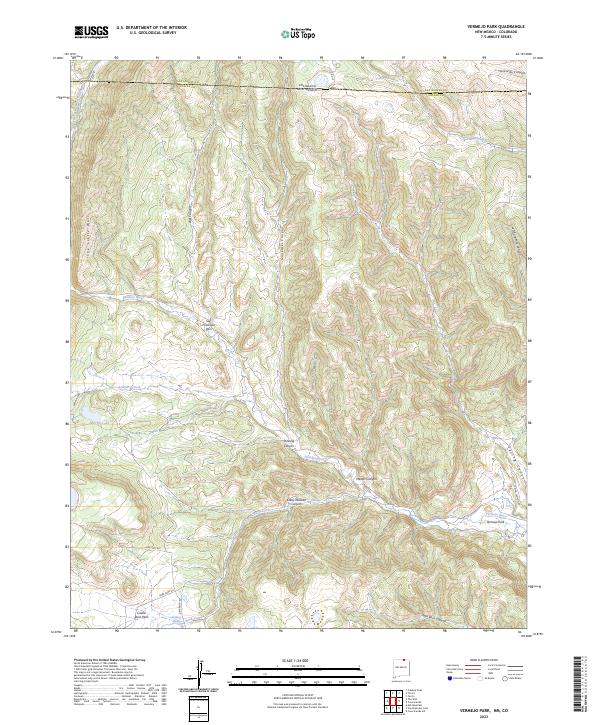 US Topo 7.5-minute map for Vermejo Park NMCO