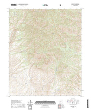 US Topo 7.5-minute map for Vicks Peak NM