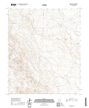 US Topo 7.5-minute map for Werney Hill NM