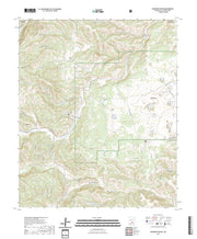 US Topo 7.5-minute map for Woodson Canyon NM