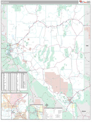 Premium Style Wall Map of Nevada by Market Maps