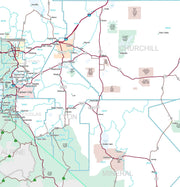 Premium Style Wall Map of Nevada by Market Maps