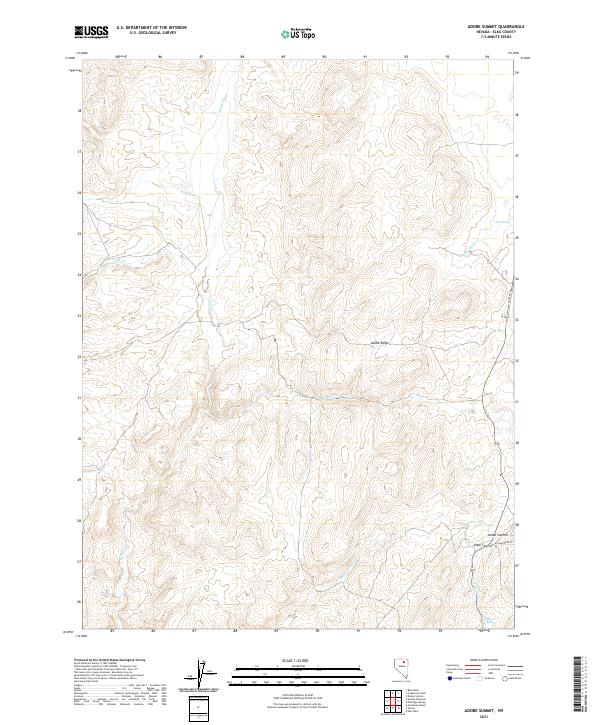 US Topo 7.5-minute map for Adobe Summit NV