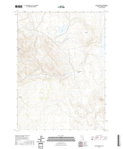 US Topo 7.5-minute map for Bald Mountain NV