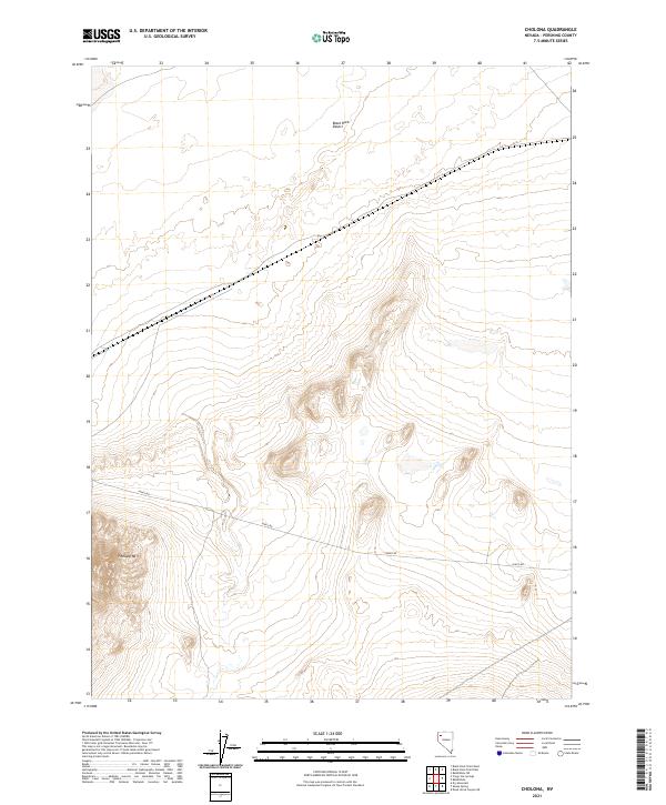 US Topo 7.5-minute map for Cholona NV