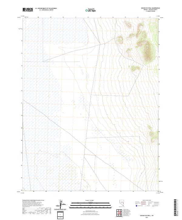 US Topo 7.5-minute map for Gouge Eye Well NV