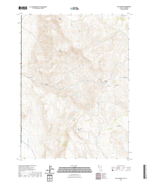 US Topo 7.5-minute map for Hays Canyon NVCA
