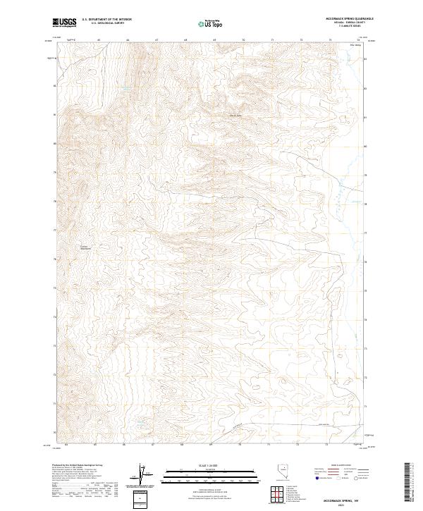 US Topo 7.5-minute map for McCormack Spring NV