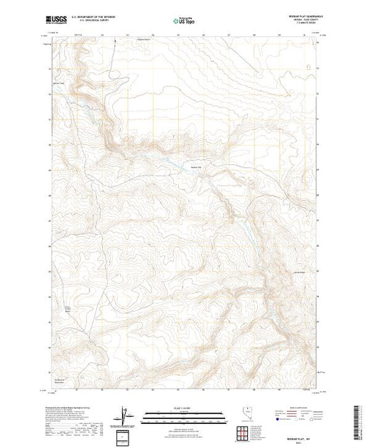 US Topo 7.5-minute map for Rodear Flat NV – American Map Store