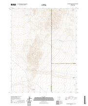 US Topo 7.5-minute map for Tin Springs Mountain NVUT