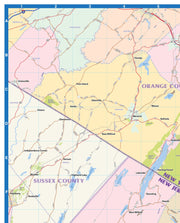 New York City Region Wall Map