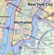 New York City Region Wall Map