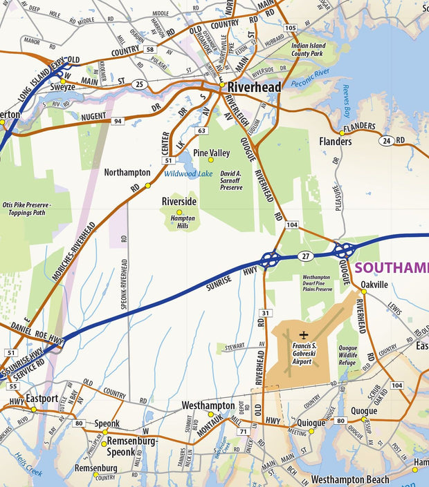 Long Island Wall Map