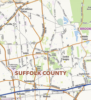 Long Island Wall Map