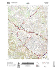 US Topo 7.5-minute map for Albany NY