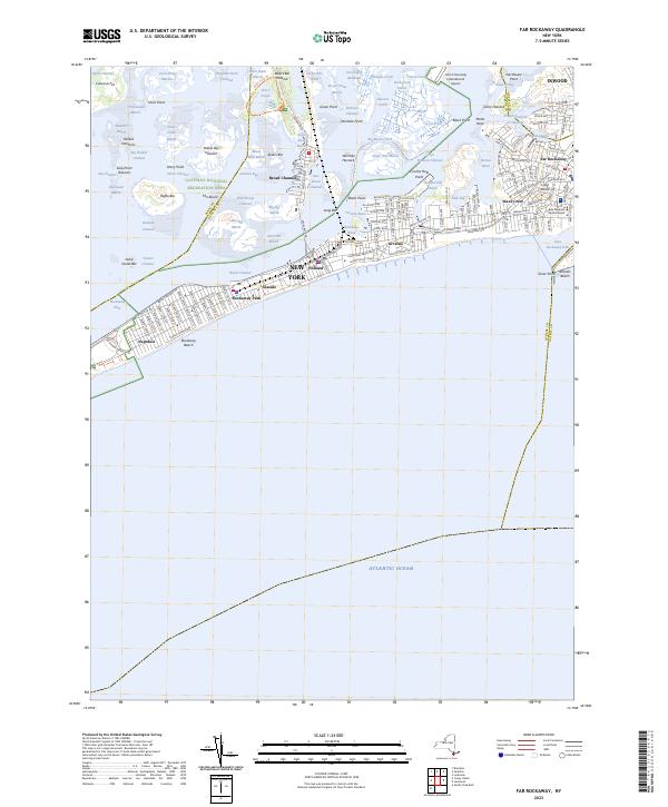 US Topo 7.5-minute map for Far Rockaway NY