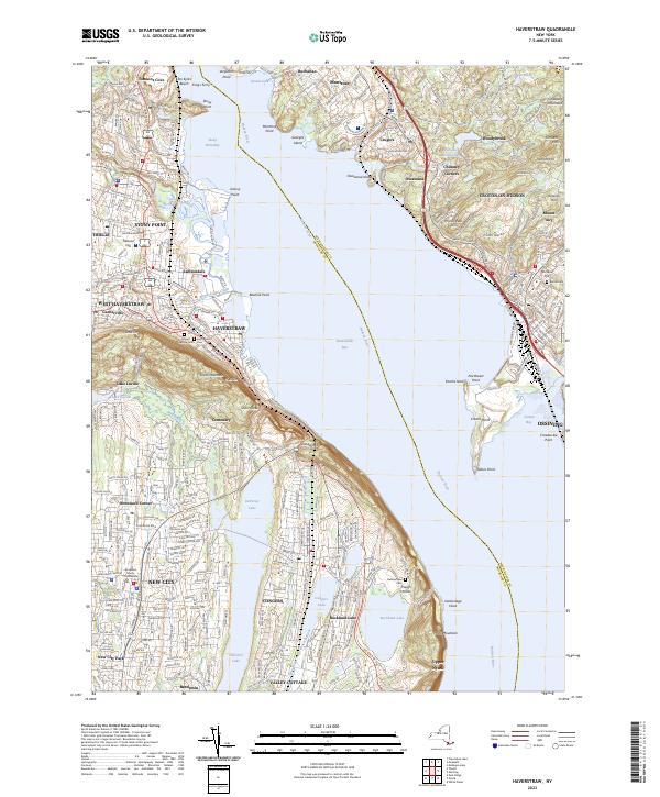 US Topo 7.5-minute map for Haverstraw NY