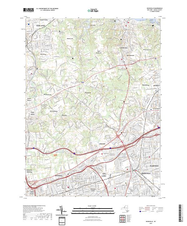 US Topo 7.5-minute map for Hicksville NY