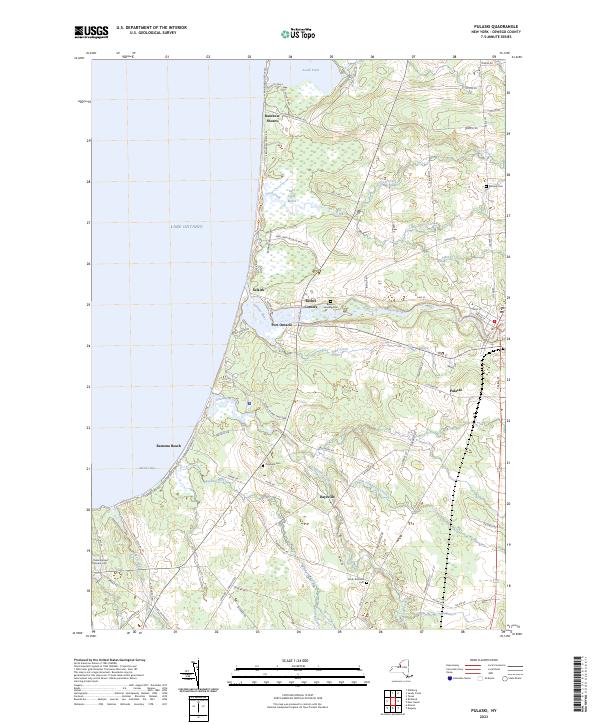 US Topo 7.5-minute map for Pulaski NY