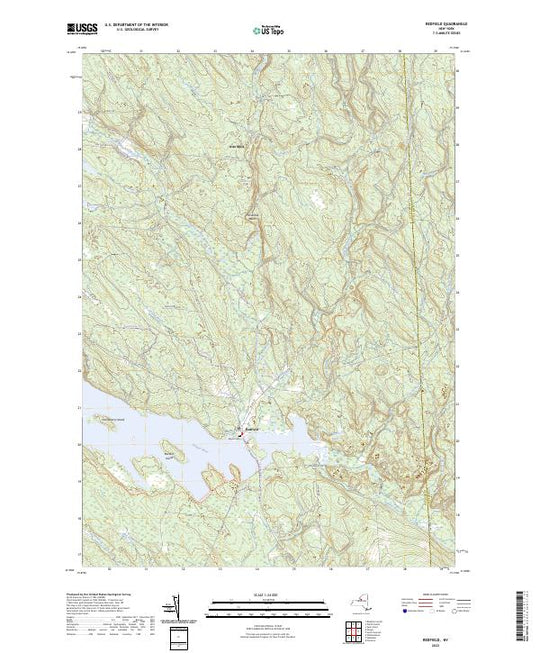 US Topo 7.5-minute map for Redfield NY – American Map Store