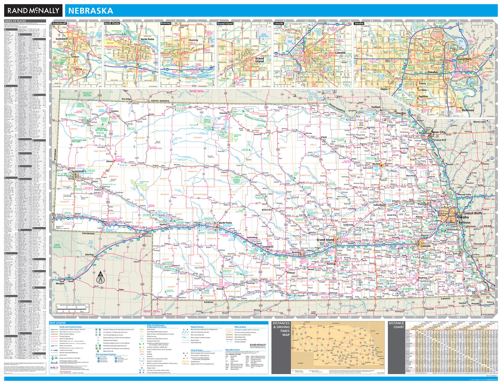 Nebraska by Rand McNally