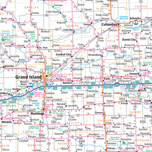 Nebraska by Rand McNally