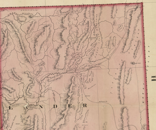 Map of the State of Nevada, 1866