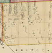 Map of the State of Nevada, 1866