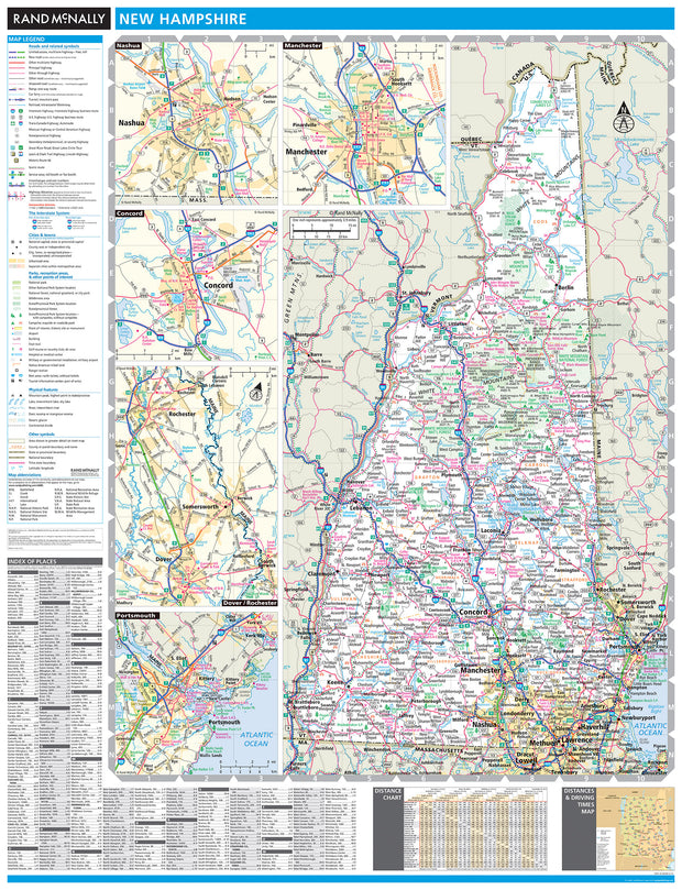 New Hampshire by Rand McNally