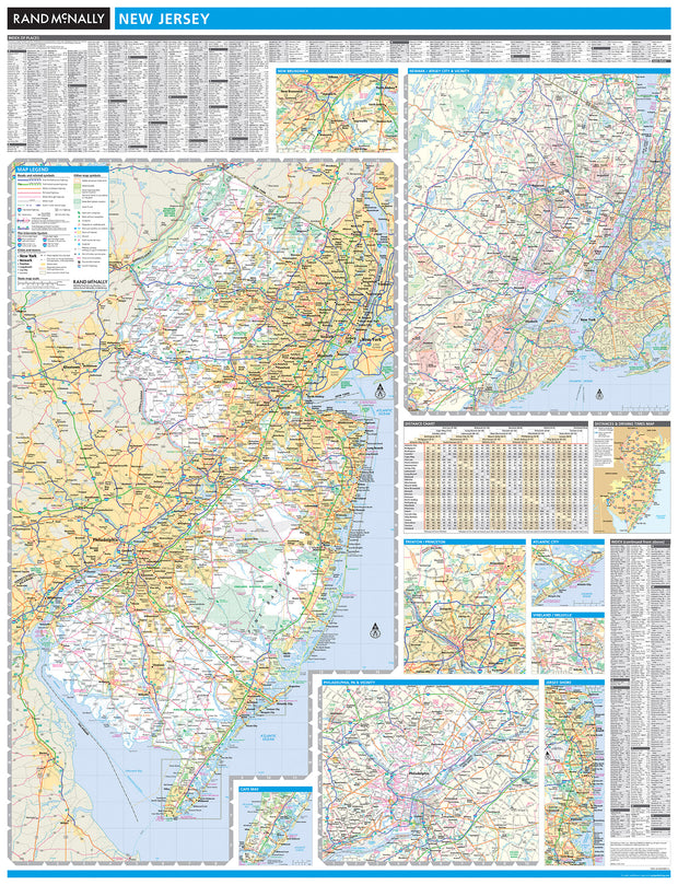New Jersey by Rand McNally