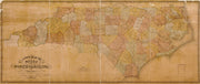 A New Map of the State of North Carolina, 1833