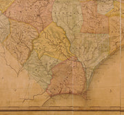 A New Map of the State of North Carolina, 1833