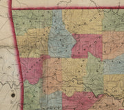 A New Map of Arkansas, 1852