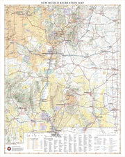 New Mexico Recreation Map by Benchmark Maps