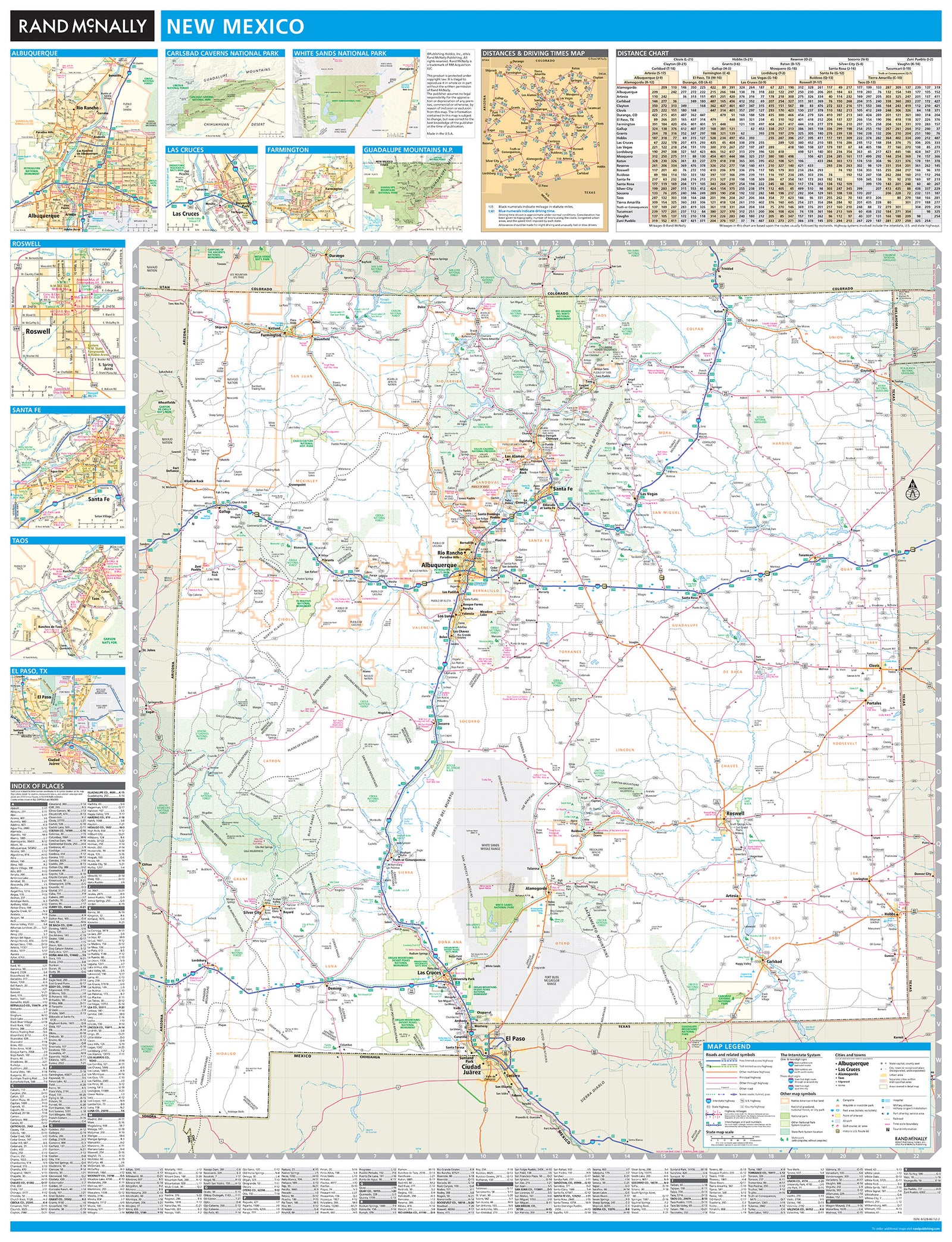 New Mexico by Rand McNally