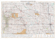 North Dakota Recreation Map by Benchmark Maps